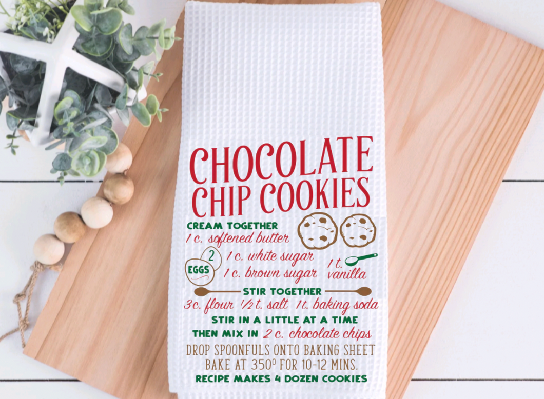 Chocolate Chip Cookies Kitchen Towel