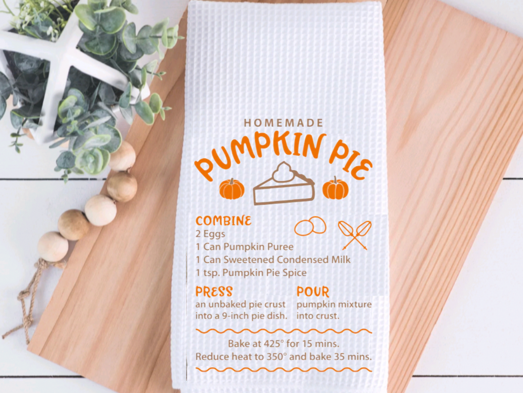 Pumpkin Pie Kitchen Towel